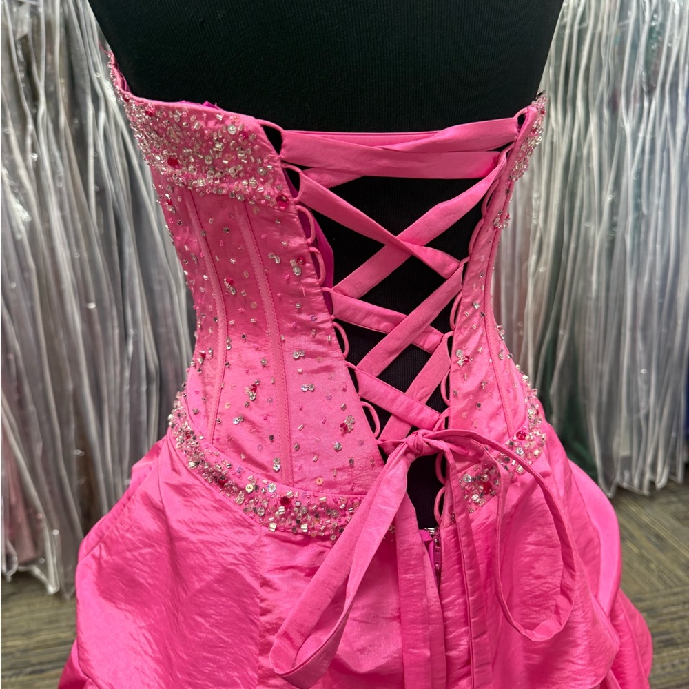 MORI LEE 8615 SZ-4 PINK PROM/FORMAL/SPECIAL OCCASION GOWN - Picture 4 of 5